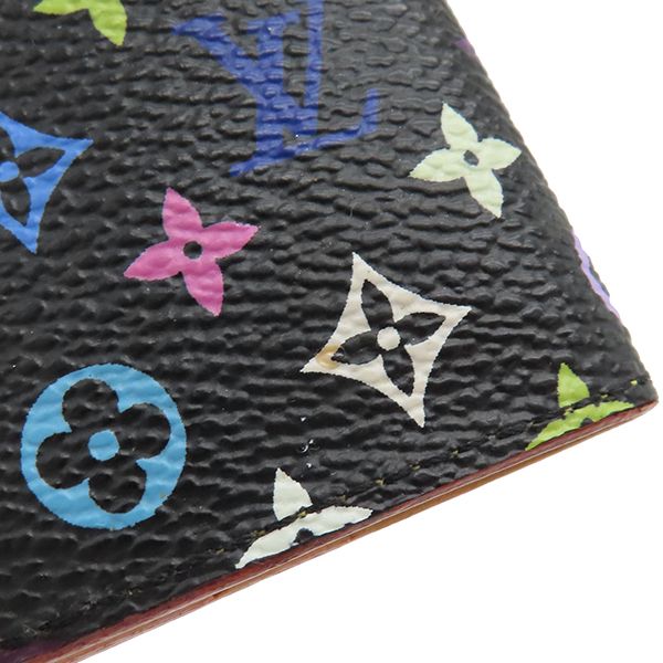 ルイヴィトン モノグラム 手帳 定期入れ ルイヴィトン LOUIS VUITTON 手帳カバー カルネ ドゥ バル アジェンダ ミニ モノグラム マルチカラー ノワール ゴールド金具 黒 カード 入れ パスケース M92652 SR0083【中古】 ヴィトン マルチカラー カルネ ドゥバル  アジェンダ ... LOUIS VUITTON マルチカラー黒 手帳カバー