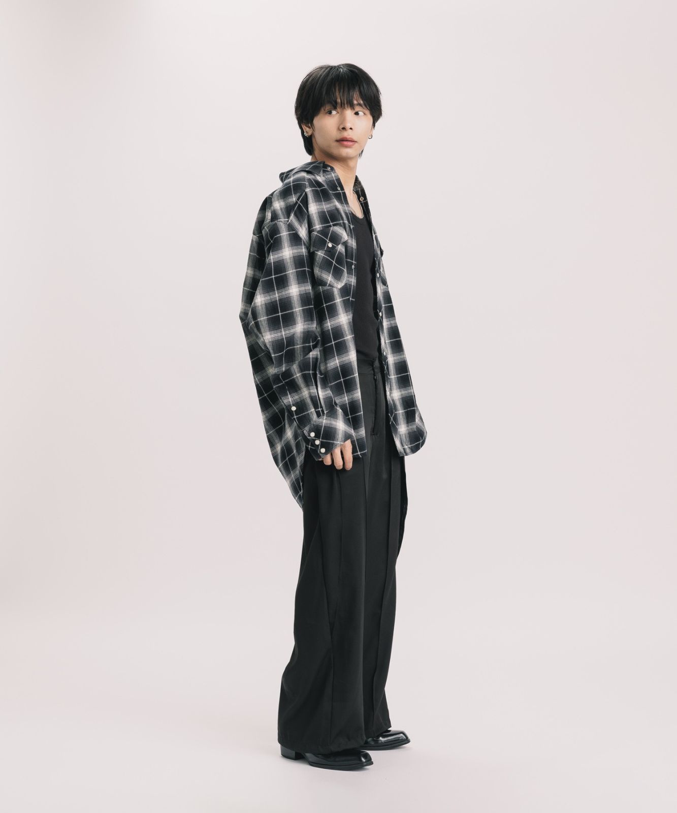 TAKAHIROMIYASHITATheSoloIst タカヒロミヤシタザソロイスト. back gusset sleeve western shirt.  / 84109270