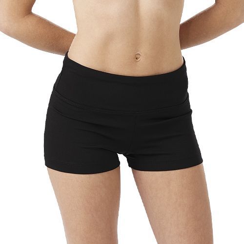 【ブラック】XS ショートパンツ バレエウォームアップ Capezio カペジオ ジュニア用 黒 ウエスト2スタイル楽しめる 新品未使用【匿名配送＋100円】|tb131-black-XS|