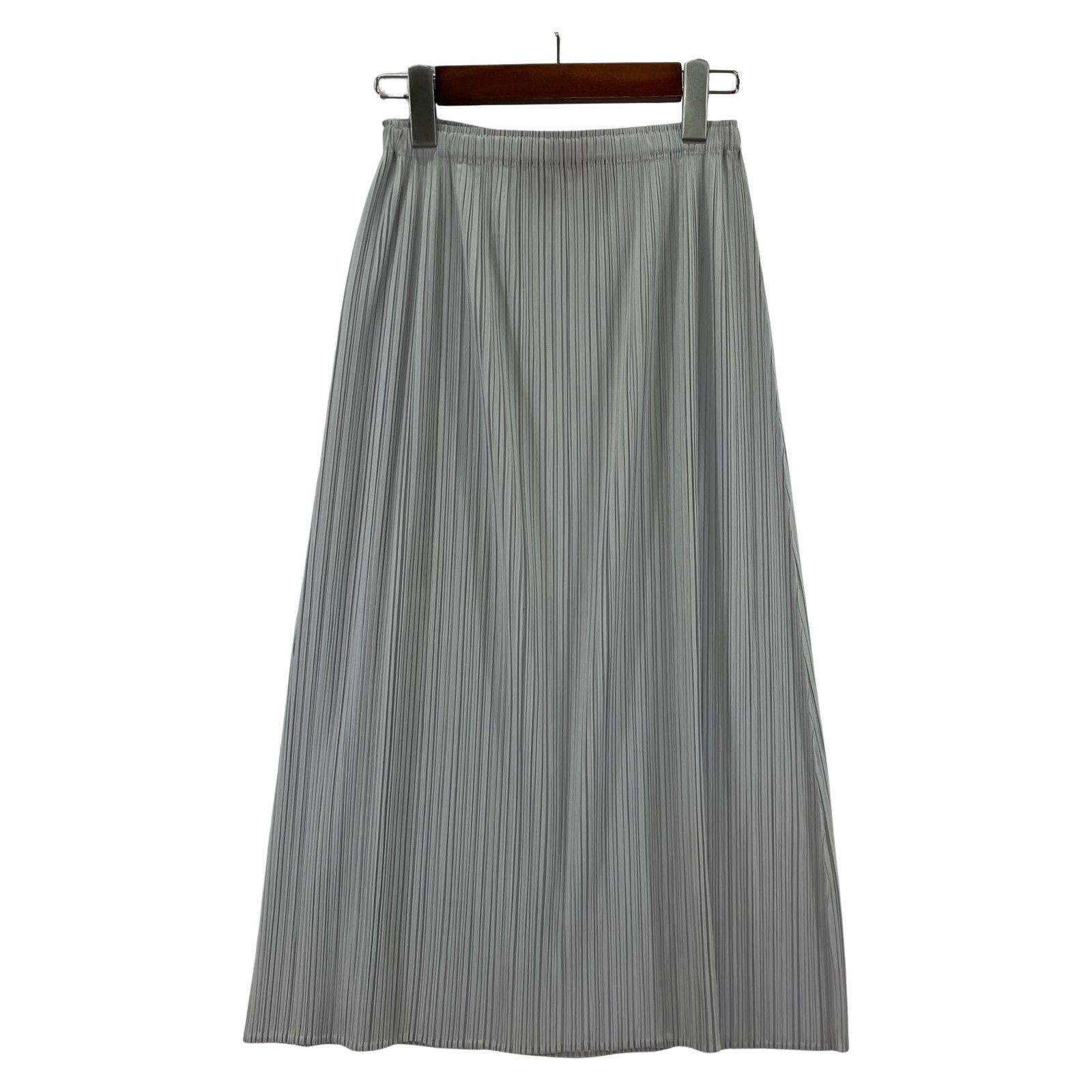 Pleats Please Issey Miyake プリーツ プリーズ イッセイ ミヤケ プリーツ PP55-JG106スカート size1|ライトグレー