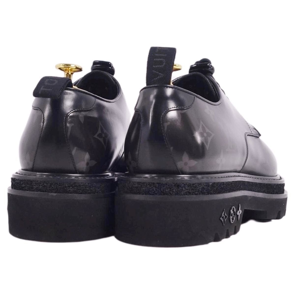 ⭐️新品未使用⭐️　ルイヴィトン　MT0211 ダービー　レザーシューズ　ブラック 美品 ルイヴィトン LOUIS VUITTON レザーシューズ ダービー