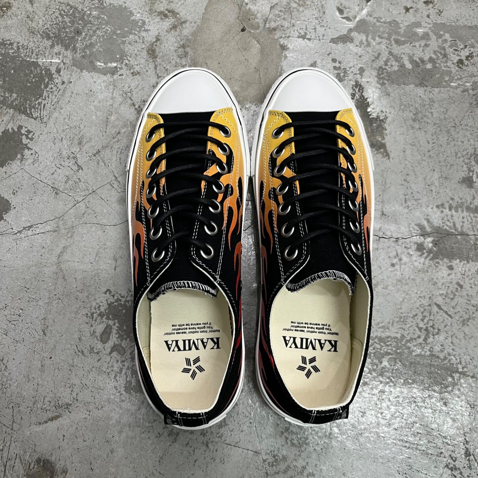 参考上代33000円 未使用品 KAMIYA 25SS JOEY FIRE PATTERN