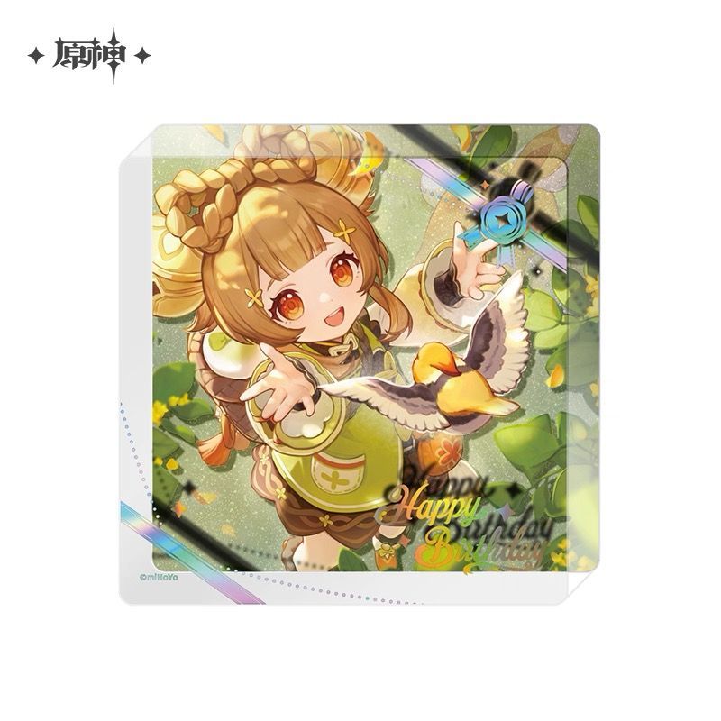 原神　GIGO コースター　シャルロット 原神【シグウィン＆クロリンデ＆シャルロット】GiGO☆原神焼き