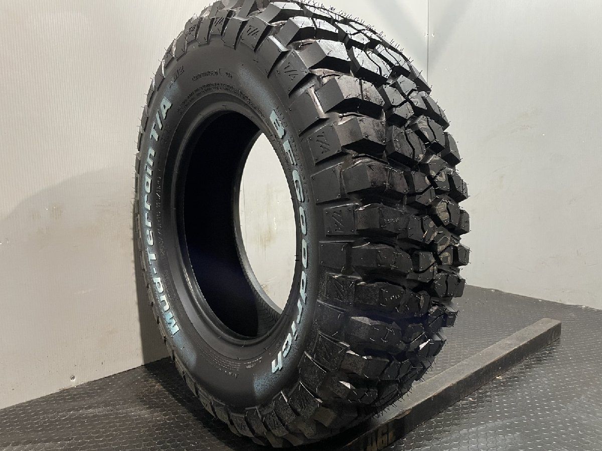 BF Goodrich Mud-Terrain T A KM2 LT255 70R16 115 112Q PR8 16インチ オフロード 1本 ホワイトレター 夏タイヤ MTE986MS