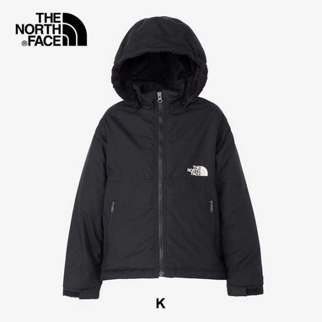  種類4 DM 140 ザ ノース フェイス ジャケット キッズ 子供 コンパクトノマドジャケット THE NORTH FACE COMPACT NOMAD JK 男の子 女の子 ユニセックス 上着 撥水 フリース ブラック ケルプタン 秋冬 Gジャン デニムジャケット ジャケット ブルゾン
