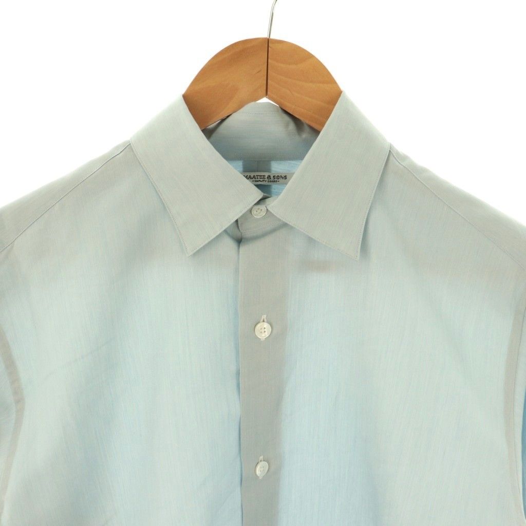 マーティーアンドサンズ MAATEE&SONS 25SS ELIZABETH SEASILK シャツ 