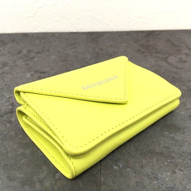 120 送料込み！ 極美品 BALENCIAGA ミニペーパーウォレット