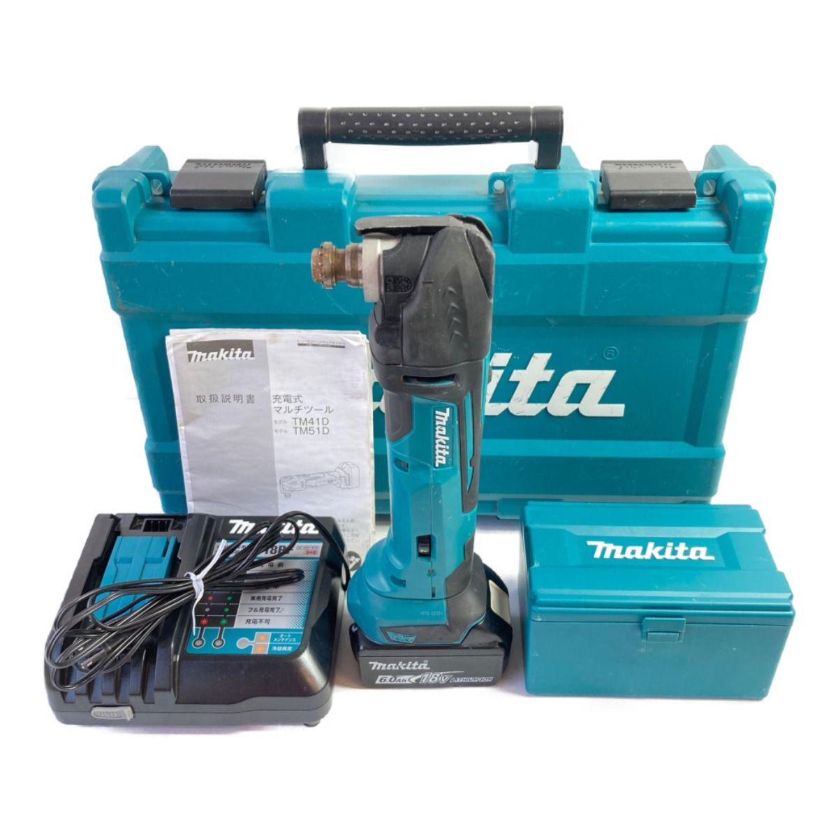 MAKITA マキタ 18V 充電式マルチツール (バッテリ1個・充電器・ケース