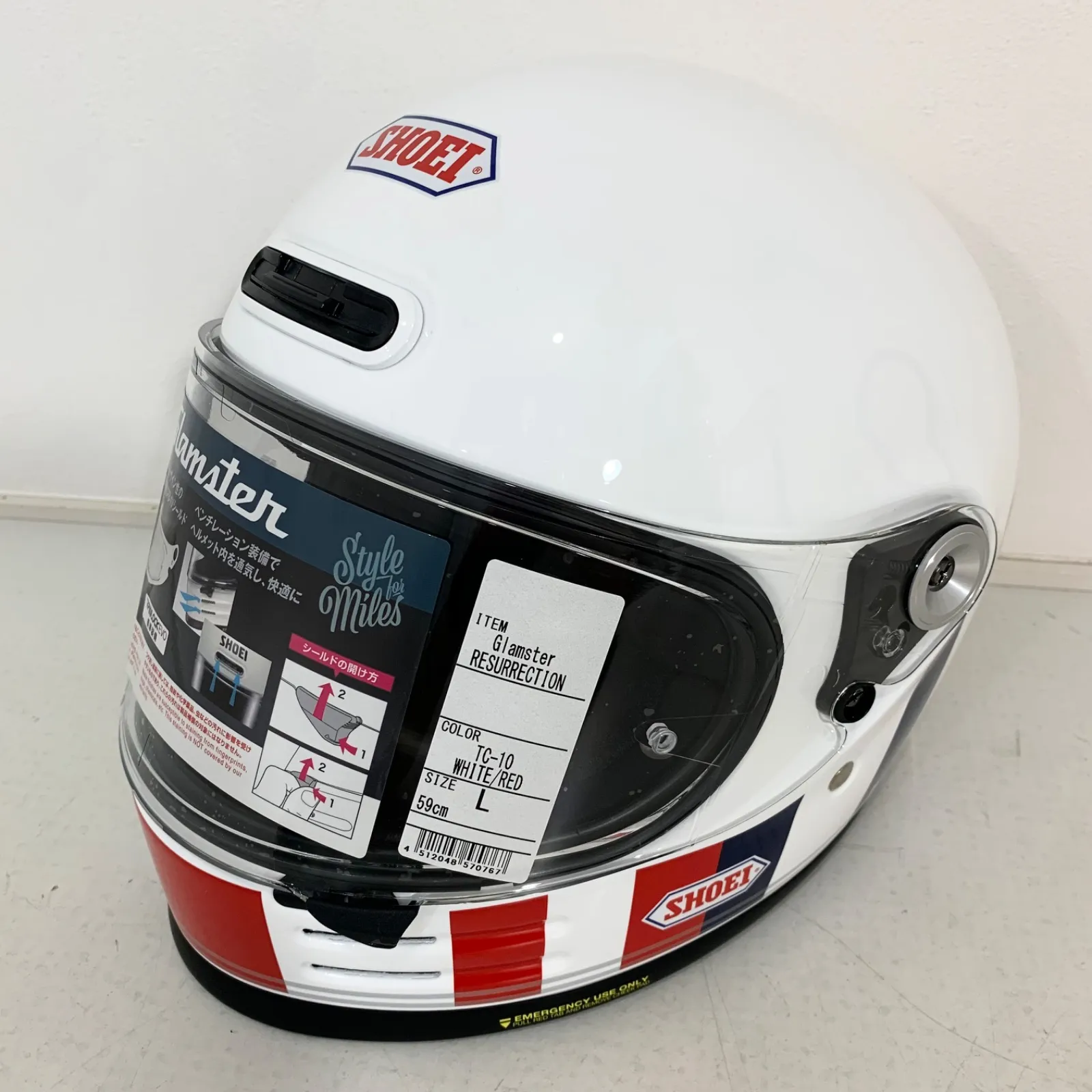 2026年最新Shoei ヤスワン(プロフ必読) 様専用SHOEI Glamster L 59cm