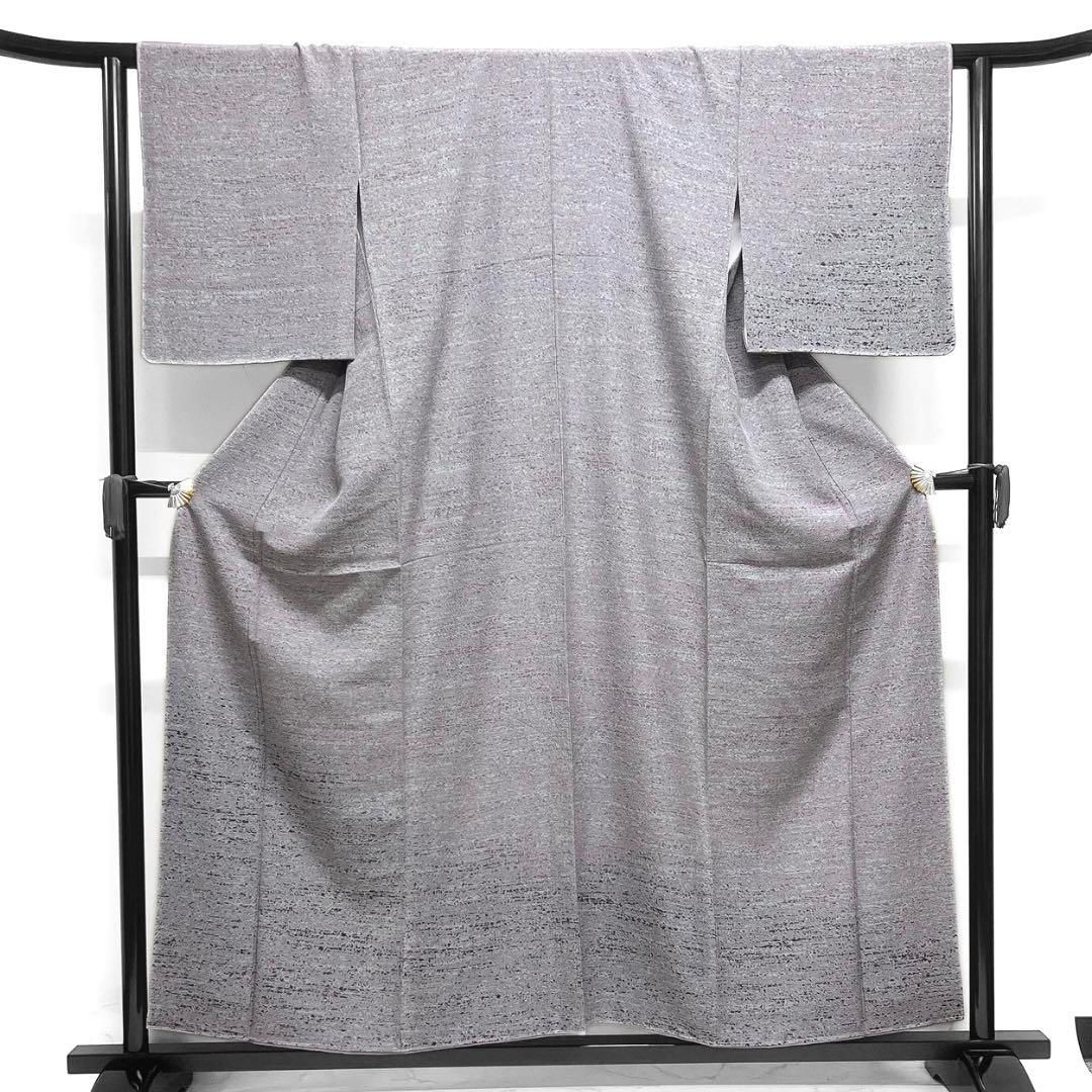 未着用 付け下げ 陶彩染 抽象模様 パープル お洒落 着物 014a d - メルカリ 