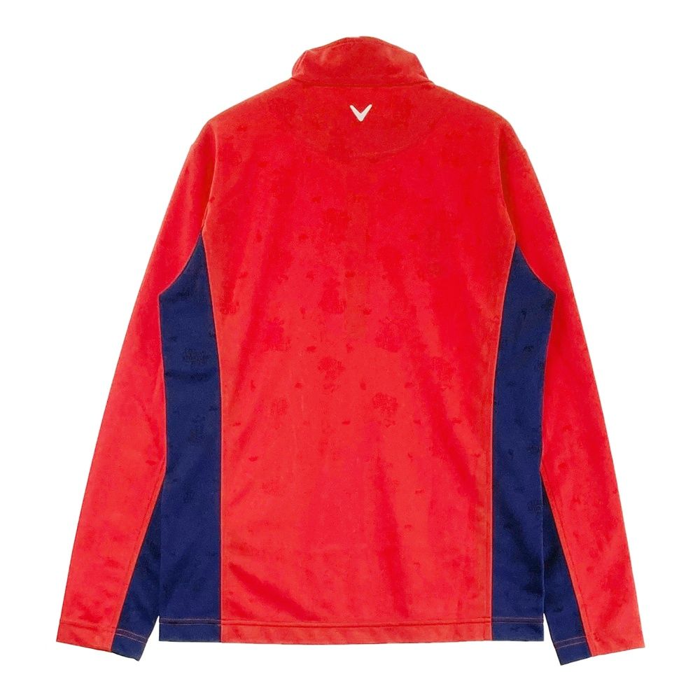 サイズ：M CALLAWAY キャロウェイ ハーフジップ 長袖Tシャツ 総