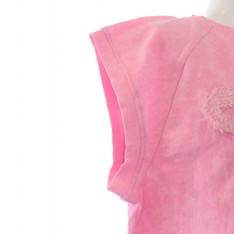 シャネル CHANEL 23SS ロゴ クロップド カットソー 半袖 ココ