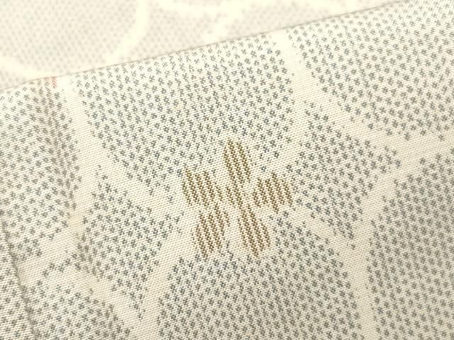 平和屋着物○上質な紬 花唐草文 正絹 逸品 CAAW3732vf