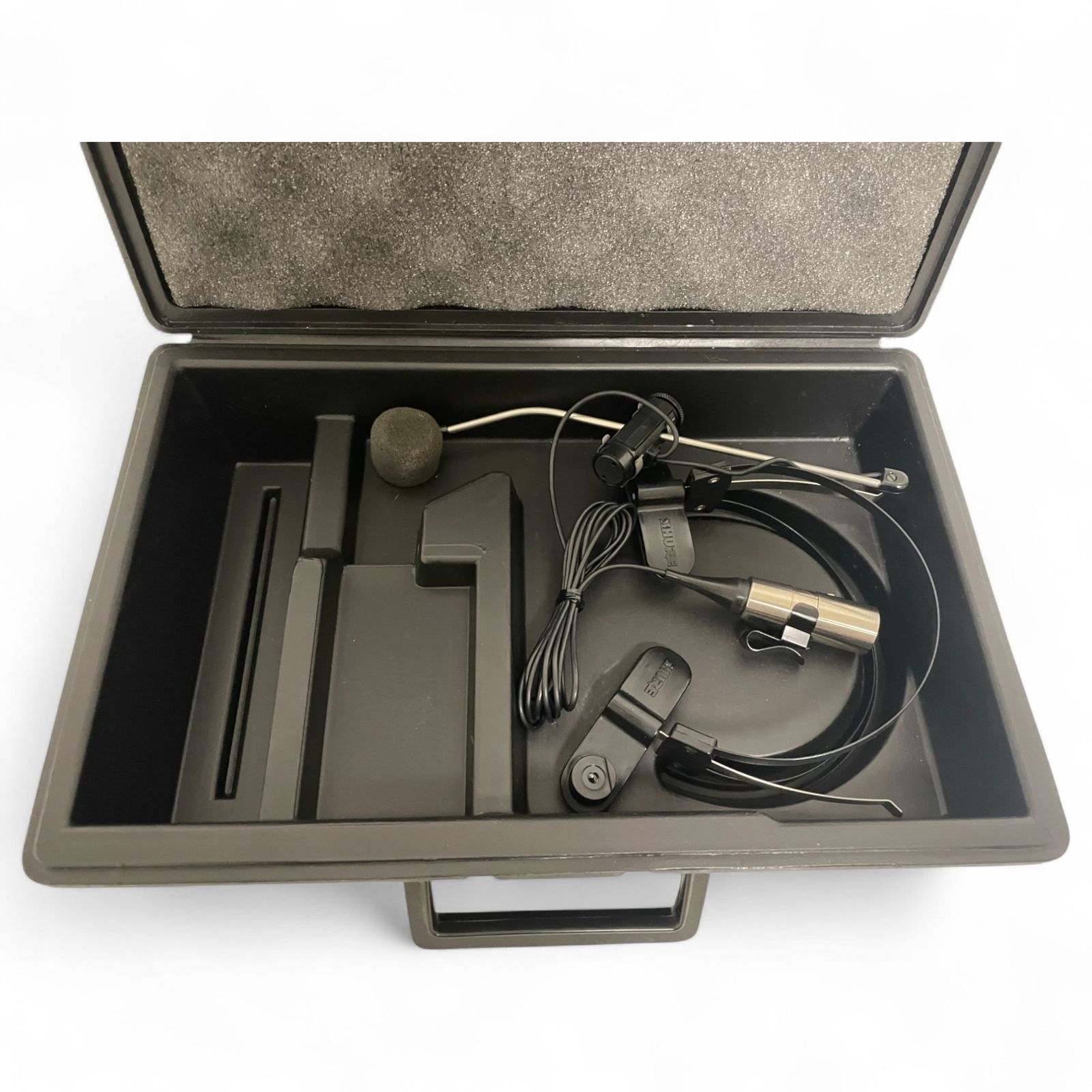○ シュア Shure マイクロホン SM10A-CN ヘッドウォーン型 ケース付き