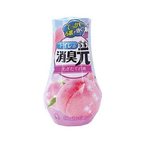 まとめ 小林製薬 トイレの消臭元 もぎたて白桃400ml 1セット 3個 ×10セット