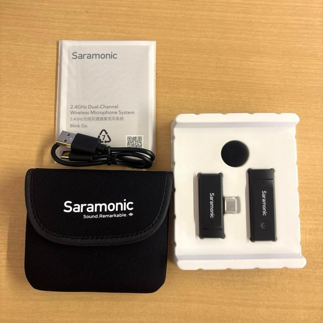 ● Saramonic Blink GO-U1 Lapelマイク USB-C ○ Saramonic Blink GO-U1 Lapelマイク USB-C