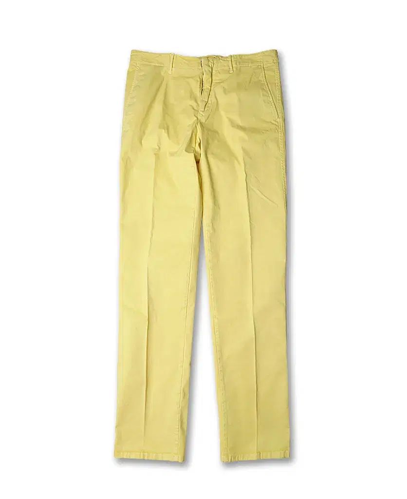 インコテックス Incotex レモン 옐로우 イタリア スリムフィット チノ パンツ