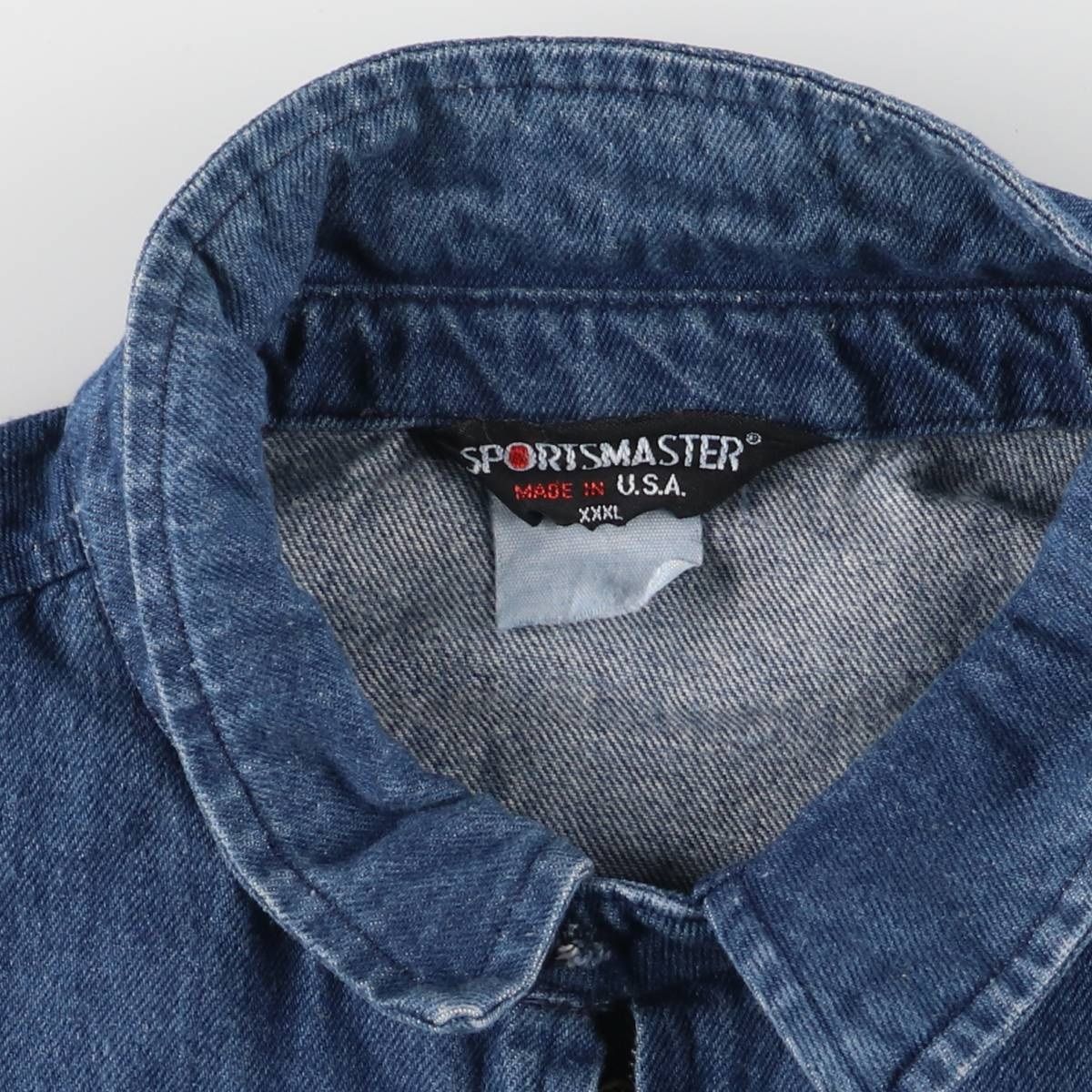 古着 ビッグサイズ 80~90年代 SPORTSMASTER デニムスイングトップ 