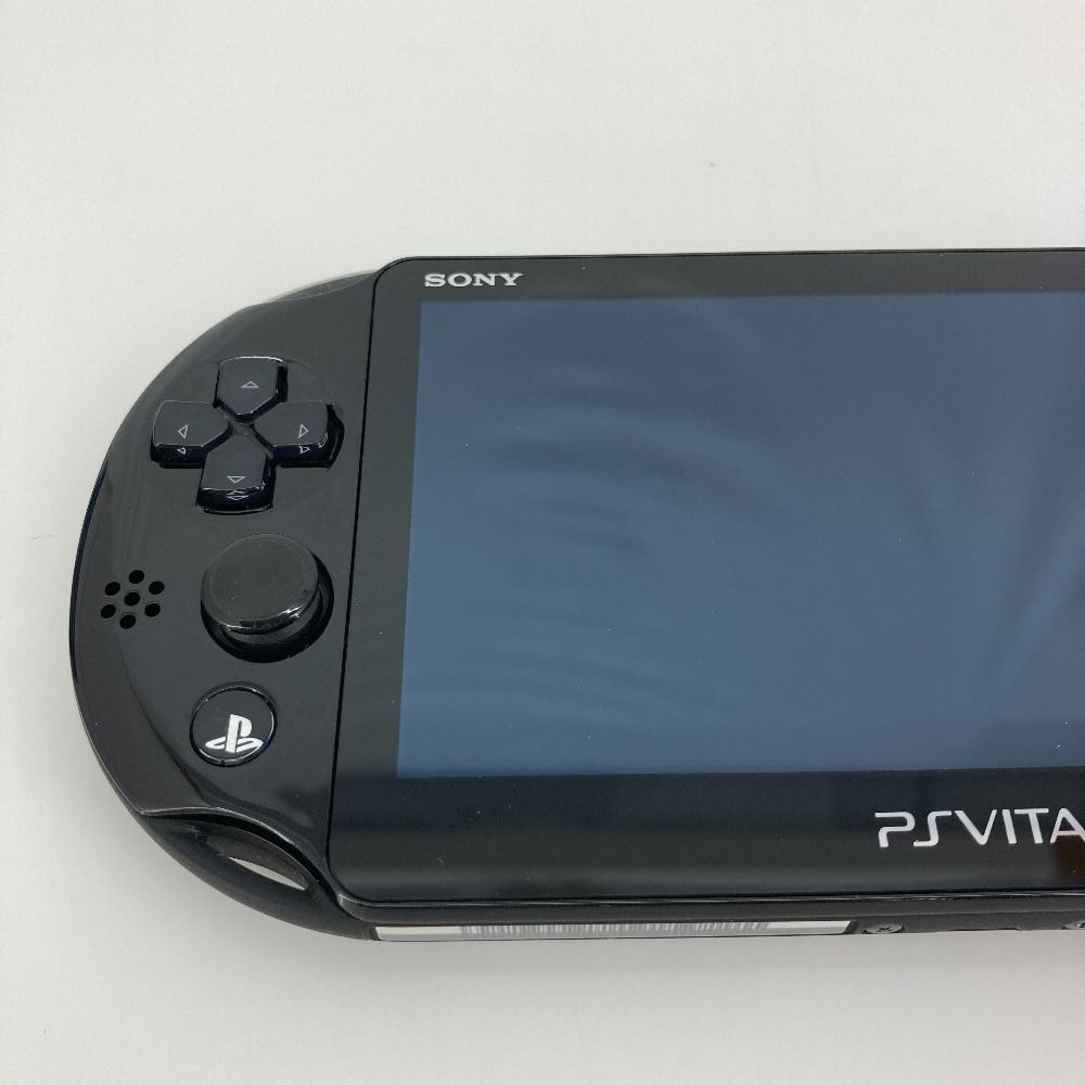 05w15209T PS VITA PlayStation VITA 本体 箱あり PCH-2000 ブラック 動作 み 品