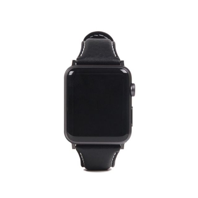 Apple Watchバンド  SLG Design Italian Minerva Box Leather 本革 41mm/40mm/38mm用　ブラック SD18397AW