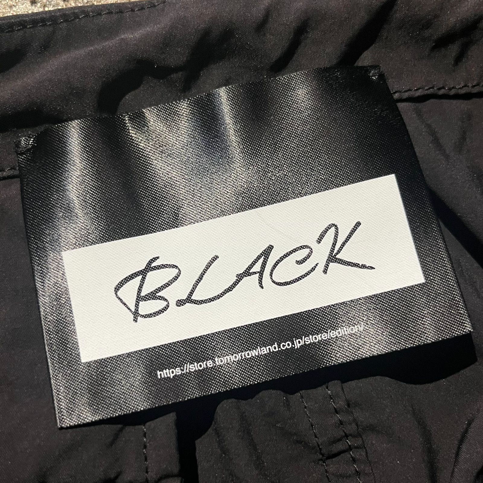 Edition BLACK 25ss TECHNO VINTAGE PANTS M エディションブラック 