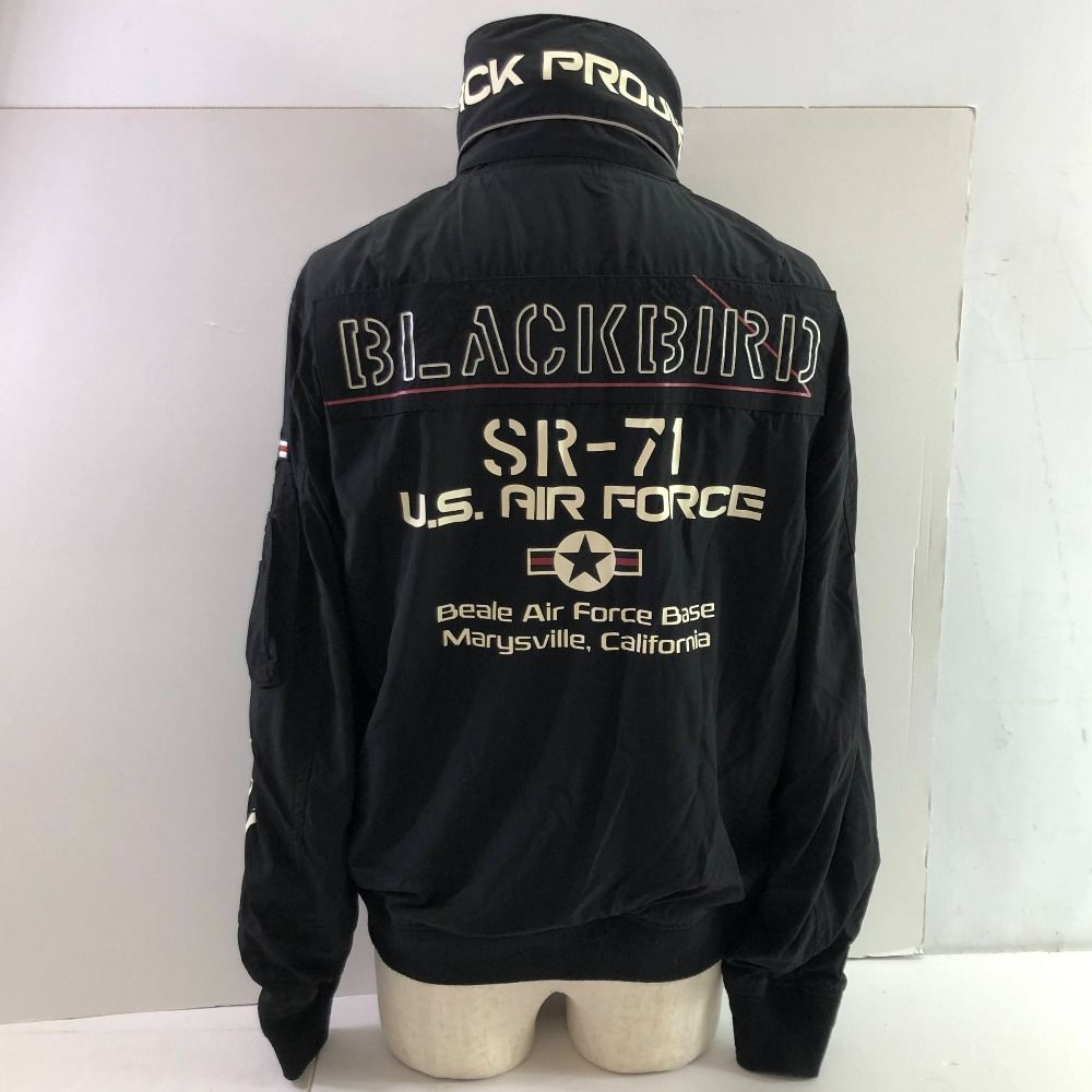 AVIREX アビレックス ブラックバード スタンドジップ ジャケット BLACK