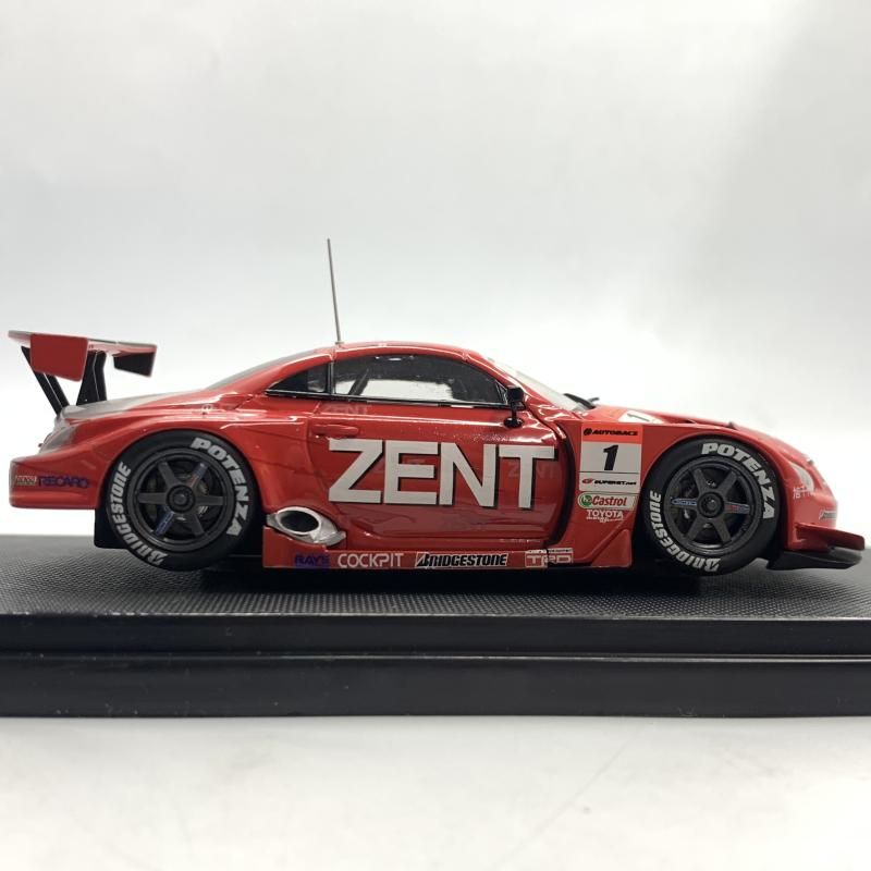 【中古】エブロ 1/43 ZENT CERUMO SC SUPER GT 2006 POTENZA ＃1(レッド×シルバー) ミニカー【ジャンク品】[10][240010458271] 中古】エブロ 1/43 ZENT CERUMO SC SUPER GT 2006 POTENZA ＃1