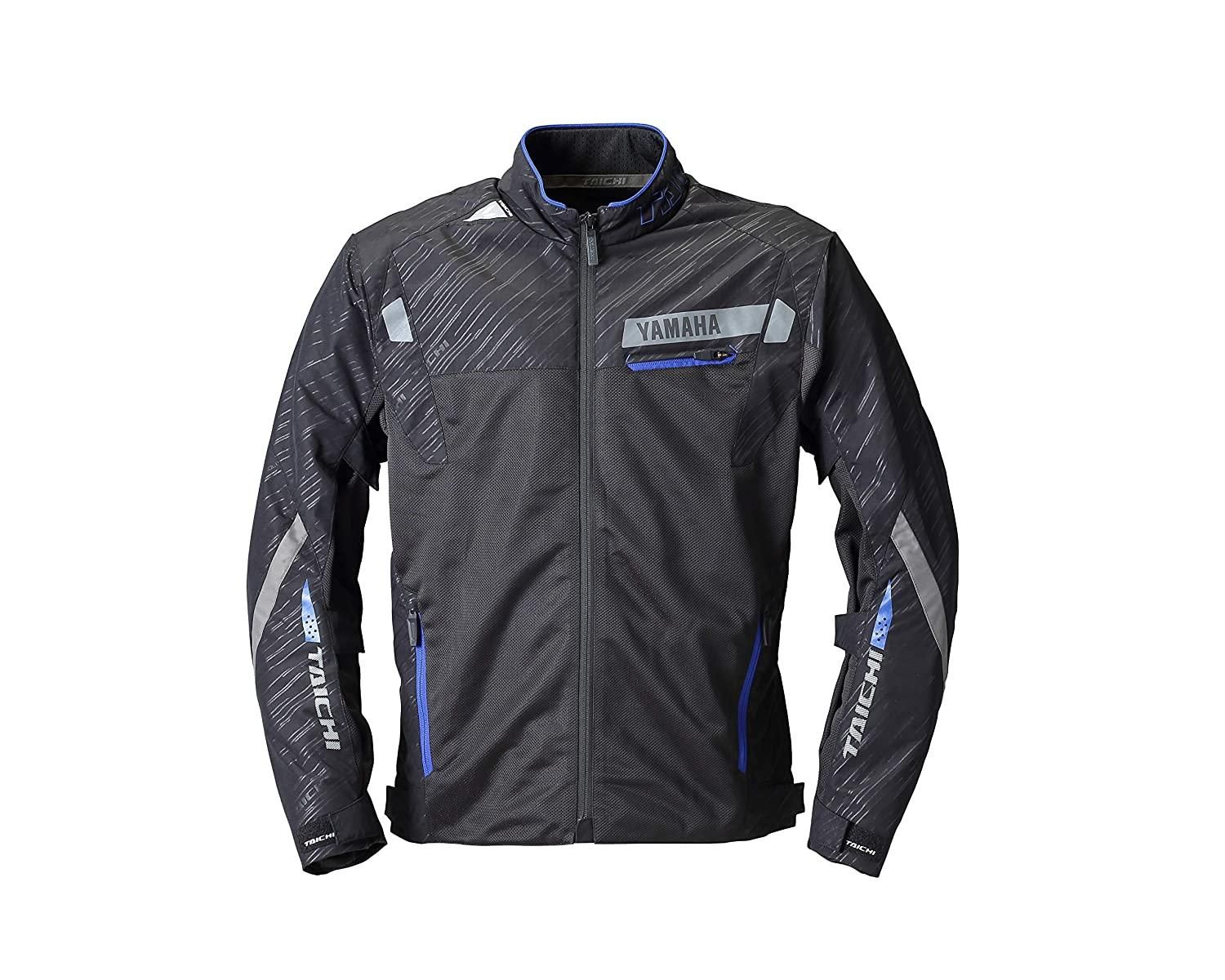 5営業日で発送 YAMAHA ヤマハ Q1D-RST-Y18-00X YAS53-R レ-サ-メッシュジャケット ブラック ブル- XL