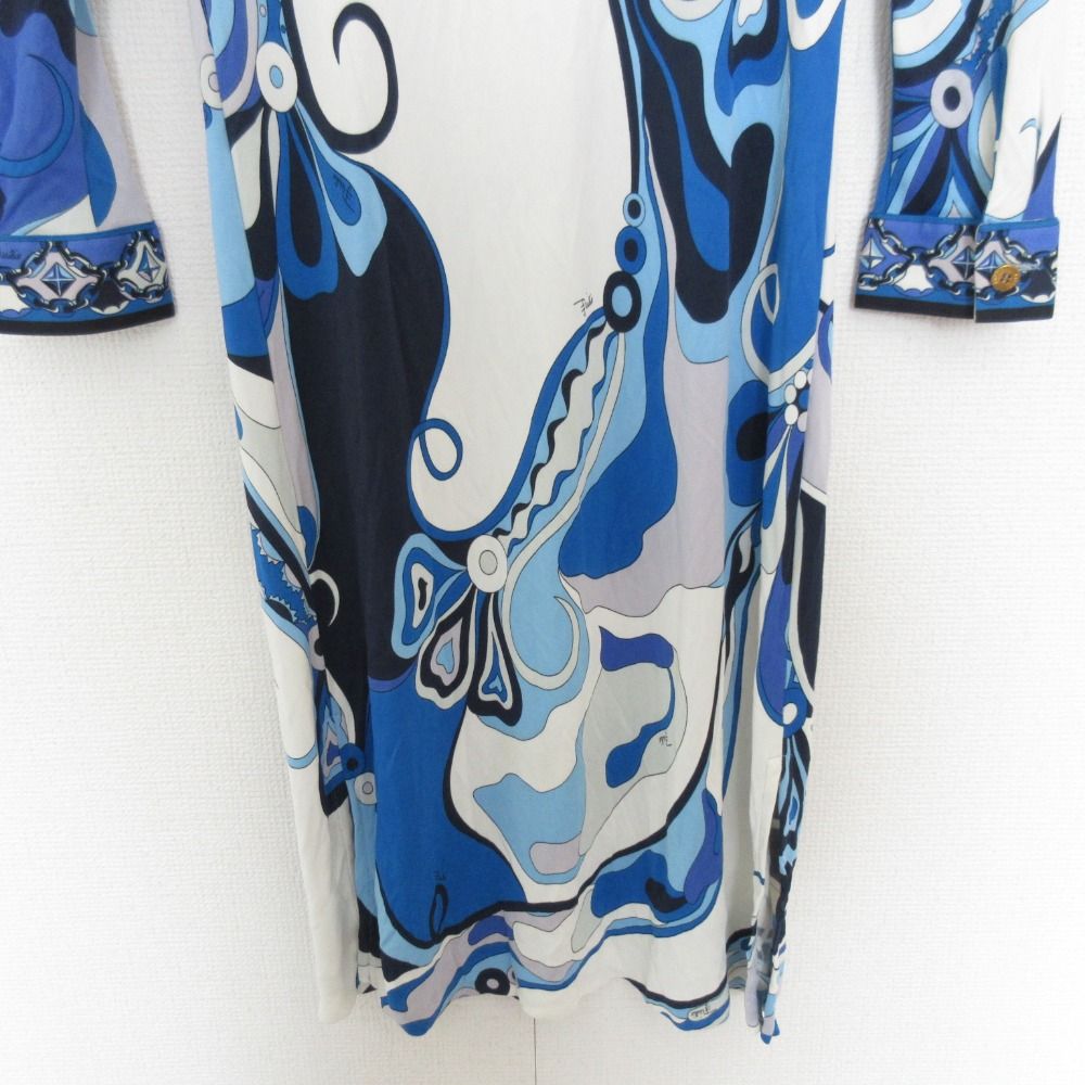 良品 EMILIO PUCCI エミリオプッチ プッチ柄 ロングスリーブ