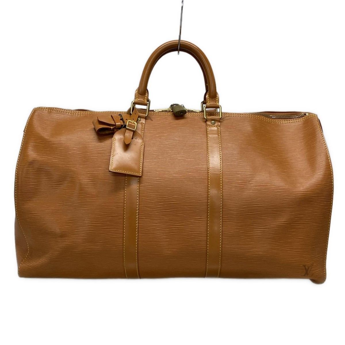 LOUIS VUITTON ルイヴィトン ボストンバッグ エピ キーポル50 M42968 ジパングゴールド レザー