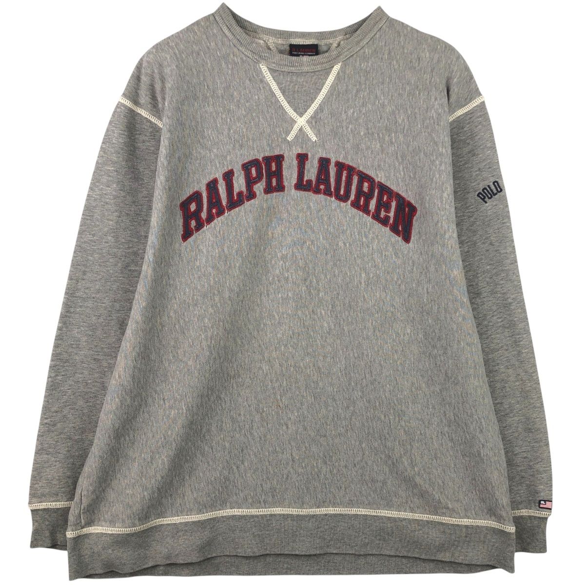 古着 ラルフローレン Ralph Lauren POLO JEANS COMPANY ロゴスウェットシャツ トレーナー メンズL相当 eaa588259