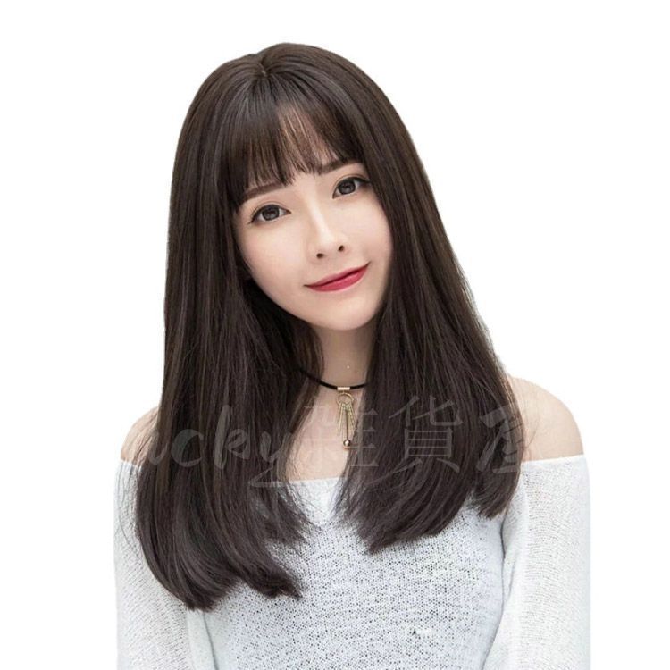 人毛100% サラサラ ストレート セミロング ウィッグ かつら MＫ38 人毛100% サラサラ ストレート セミロング ウィッグ かつら MK38