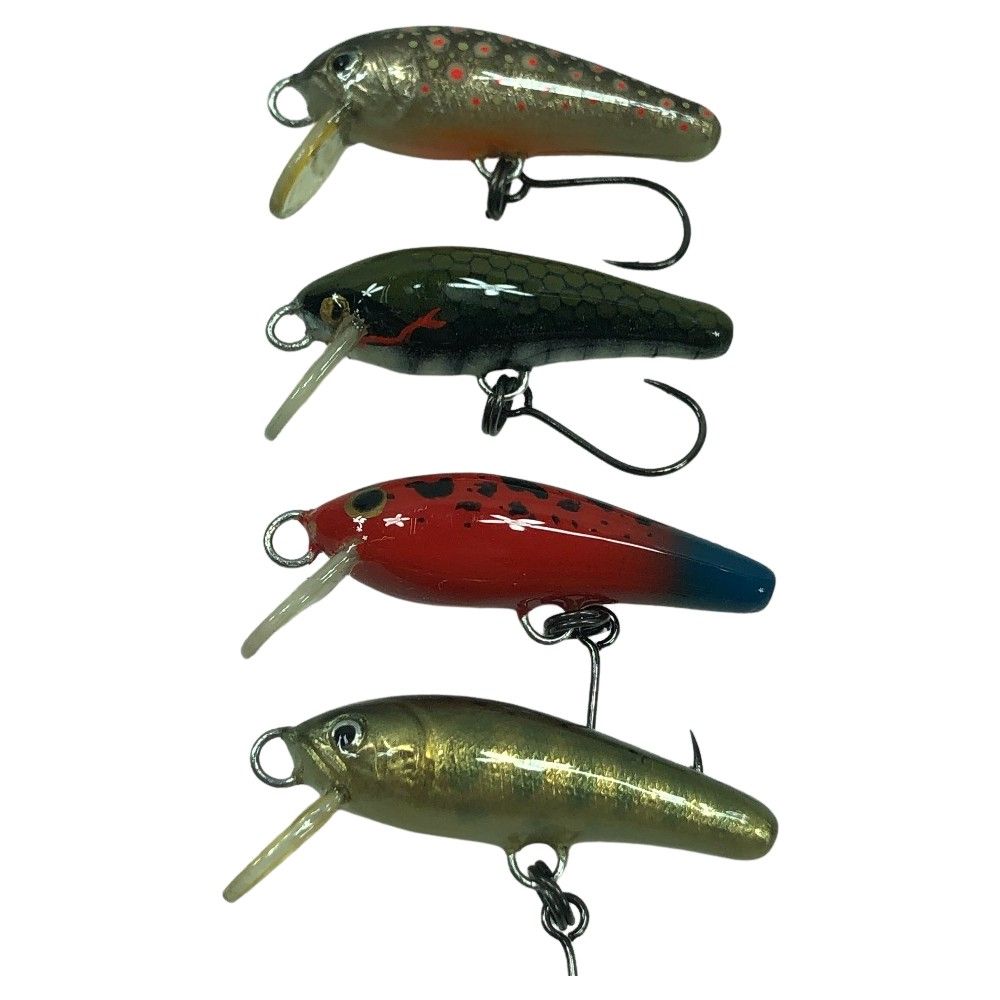 人気 ΣΣやまんちゅ ハンドメイドルアー ミノー 4個まとめ ΣΣ やまん