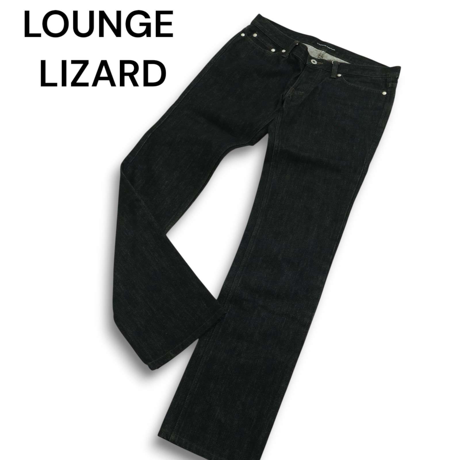 LOUNGE LIZARD ラウンジリザード 通年☆ スリム ストレート デニム 5 
