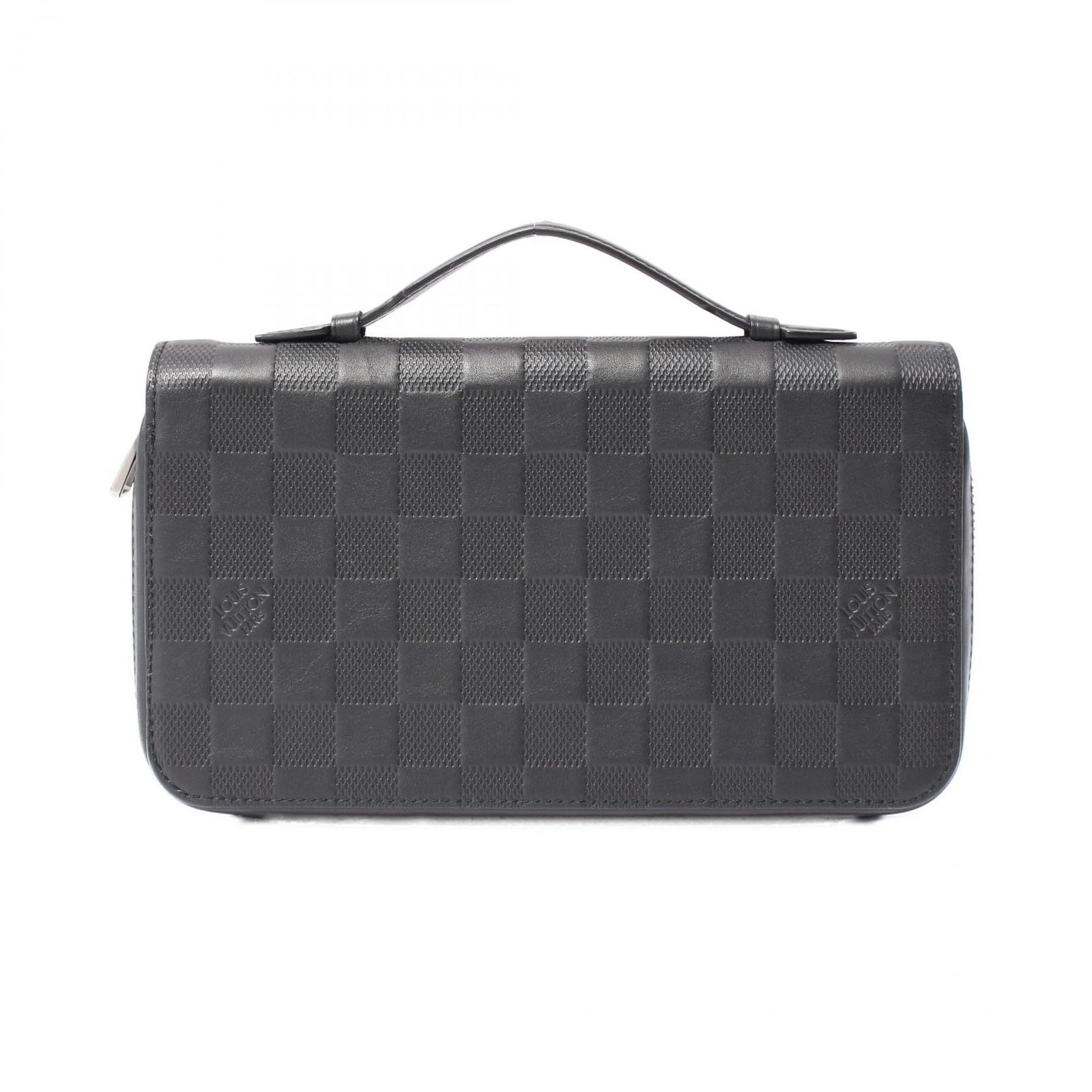ルイ ヴィトン LOUIS VUITTON ラウンド長財布 ジッピーXL ダミエアンフィニ オニキス N61254 オニキス レザー ジッピーXL メンズ Used A