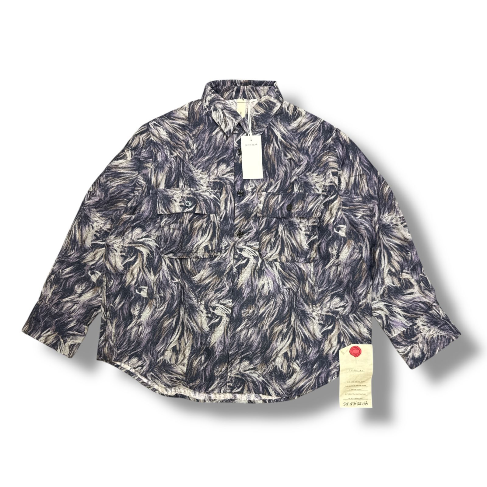 ショウ様 参考上代49500円 未使用品 SHINYAKOZUKA 24SS HIS WORK SHIRT