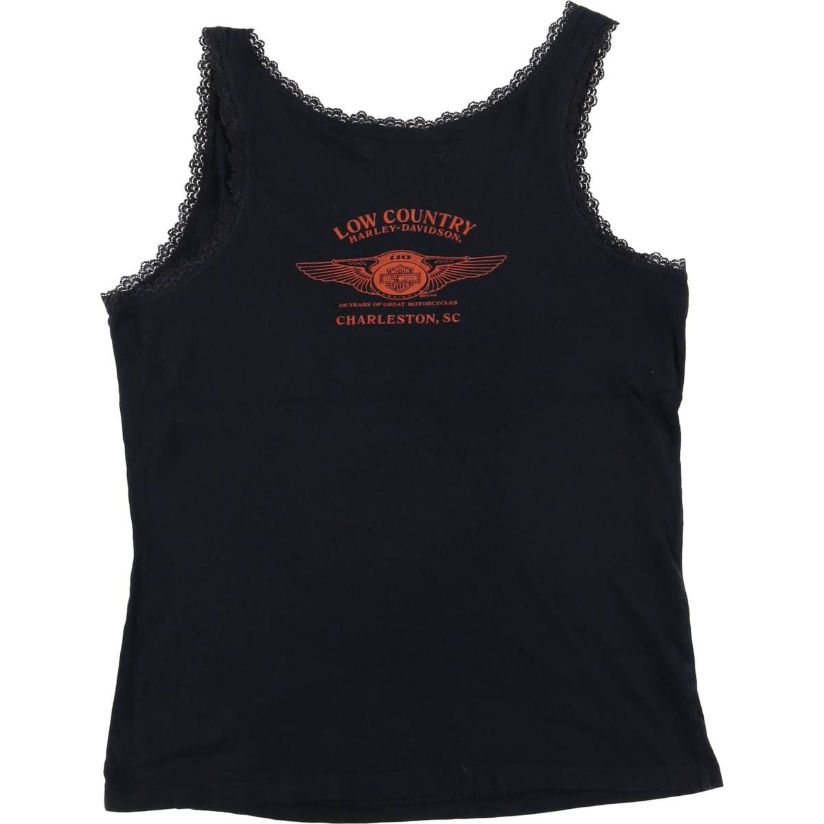 古着 ハーレーダビッドソン Harley-Davidson ラインストーン付き タンクトップ USA製 レディースL相当 /eaa553447 古着 ハーレーダビッドソン Harley-Davidson ラインストーン付き