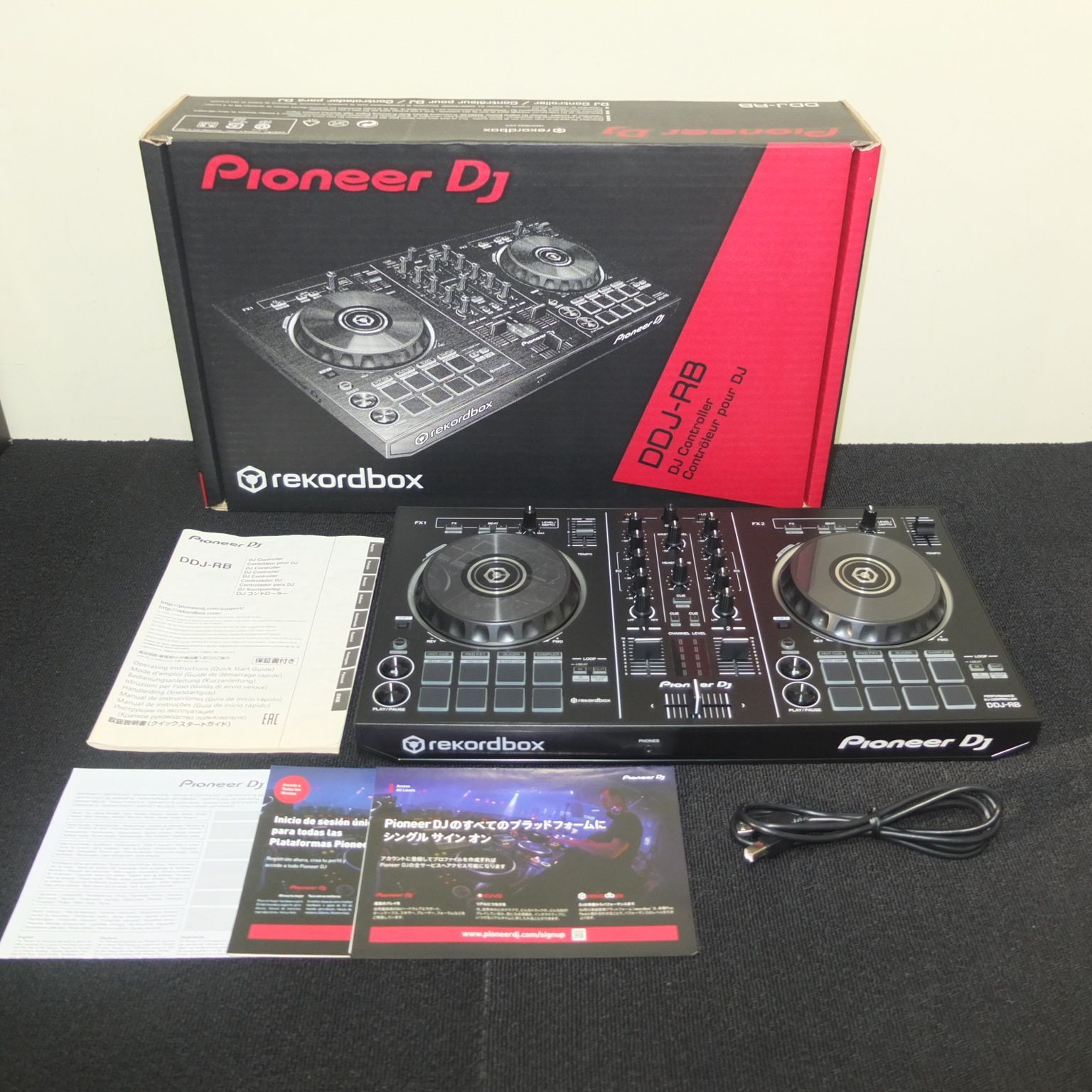 動作良品 PIONEER/パイオニア DJコントローラー DDJ-RB rekordbox 元箱