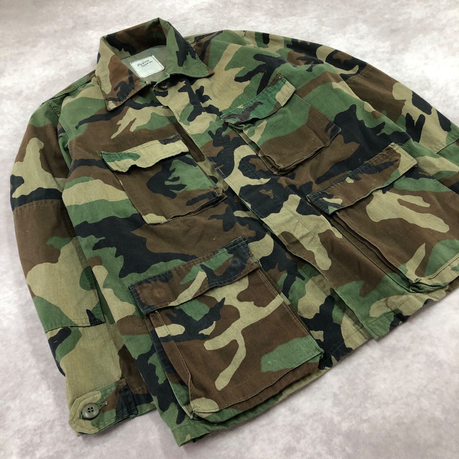 ②軍物　米軍実物　迷彩　ミリタリーナイロンジャケット　Mサイズ 楽天市場】US.空軍ABU迷彩ジャケット《実物・新品(未使用品