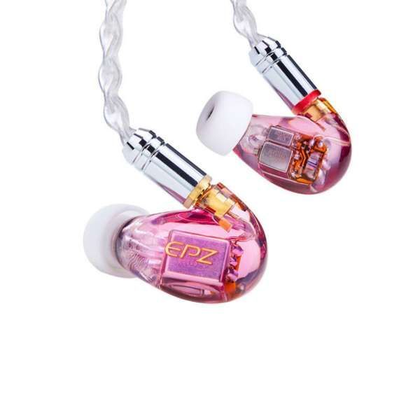 ーピージーEPZプロフェッショナルHifiモニタリングイヤホン EPZ 320 KNOWLES USA 3BA バランスドアーマチュアムービングコイルアイオン3D医療用樹脂プロミュージシャンモニターイヤホン CRYSTAL PURPLE