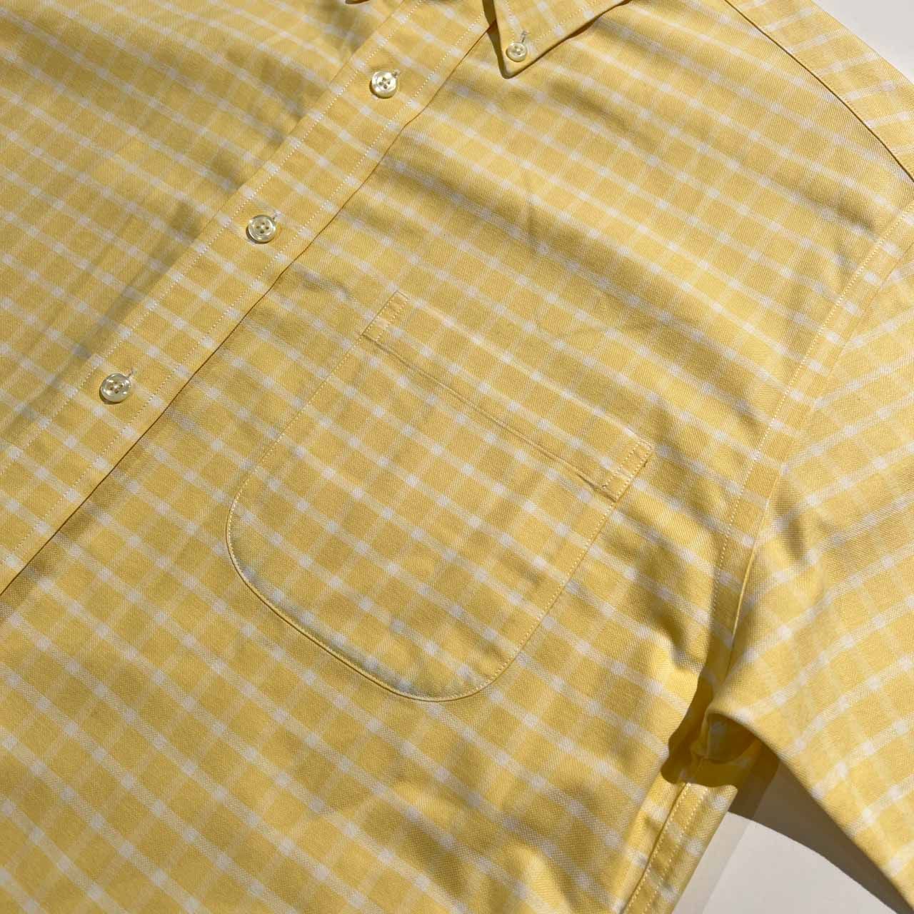 【専用】90s ブルックスブラザース チェックB.D.半袖シャツ XXL 希少大きめ】90s ブルックスブラザース チェックB.D.半袖シャツ