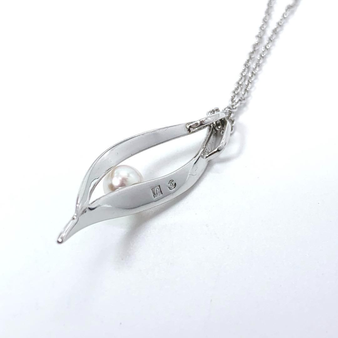 TASAKI タサキ パール ネックレス 本真珠 4.7mm シルバー 1粒 TASAKI タサキ パール ネックレス 本真珠 4.7mm シルバー 1粒