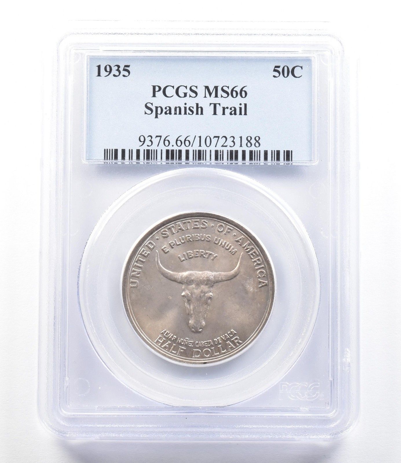 1935年スペイントレイル記念ハーフドル MS66 PCGS