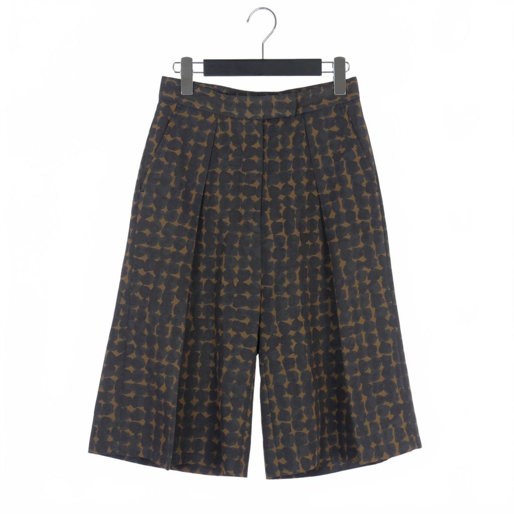 DRIS VAN NOTEN ドリスヴァンノッテン　総柄　ハーフパンツ　36 DRIS VAN NOTEN ドリスヴァンノッテン 総柄 ハーフパンツ 36