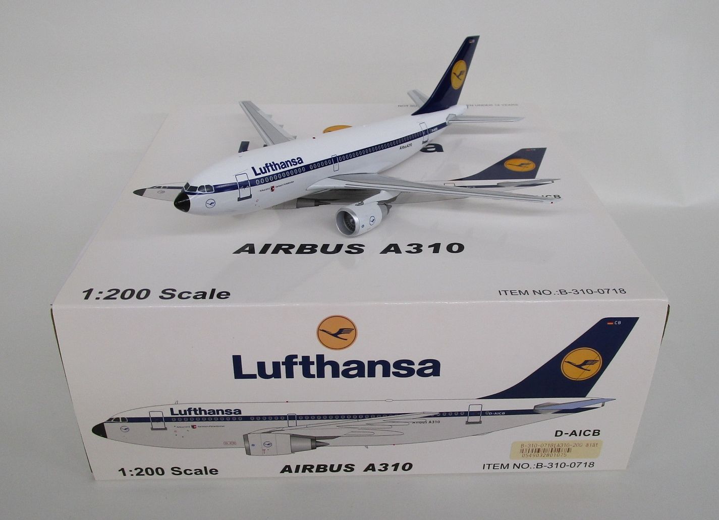 インフライト 1/200 A310 ルフトハンザドイツ航空 D-AICB [B-310
