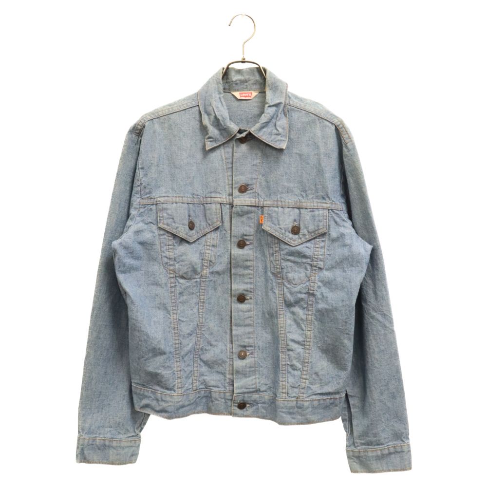 Levi's (リーバイス) 70S VINTAGE 三角タグ 70505 4th Tayp ヴィンテージ デニム シャンブレー ジャケット インディゴ