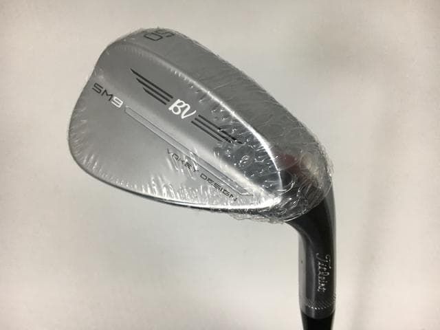 【中古ゴルフクラブ】【未使用品】タイトリスト ボーケイ ウェッジ スピンミルド SM9 (ツアークロム)50.12F(日本仕様) BV105 AW【14日間返品OK】