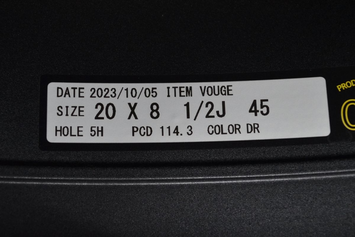 早いもの勝ち 人気ホイール RAYS VERSUS VOUGE LIMITED 20in 8.5J 45 PCD114.3 4本セット レイズ ベルサス アルファード ヴェルファイア ハリアー 【80％以上割引】