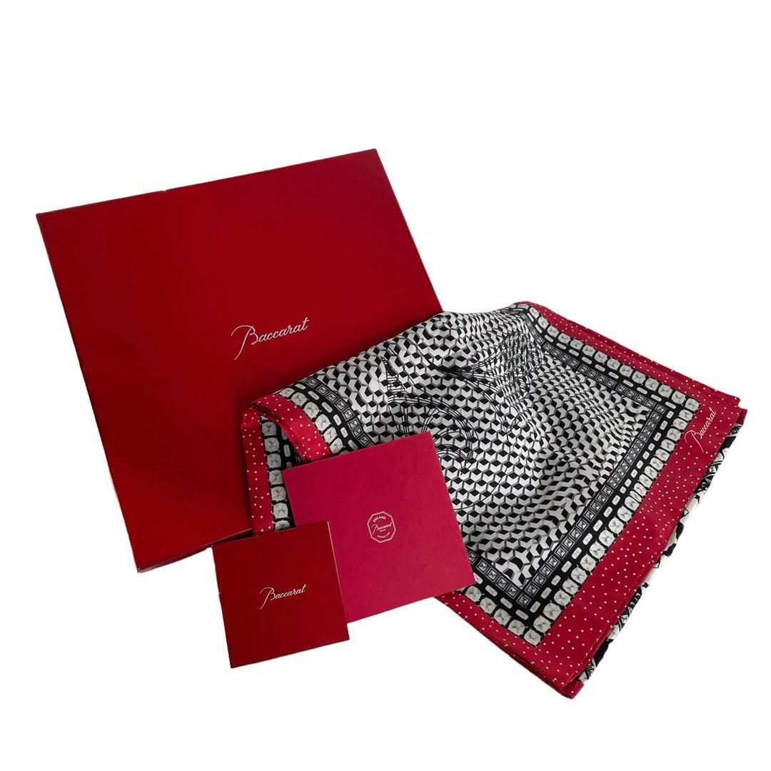 Baccarat バカラ ルクソー スカーフ ショール ストール 良品