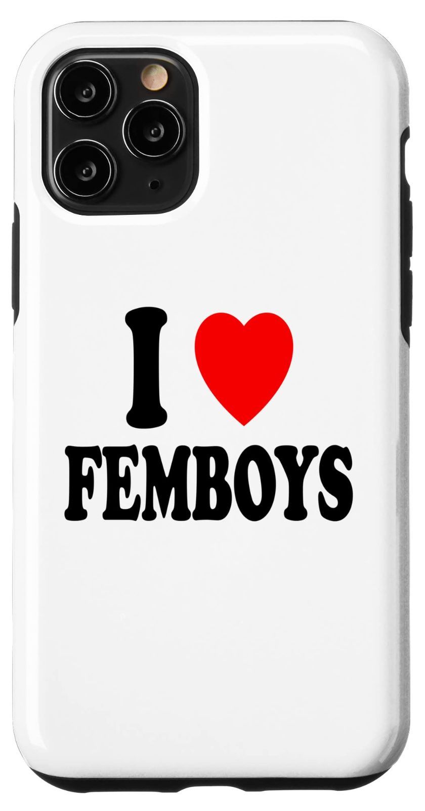 【人気商品】iPhone 11 Pro I Heart (Love) Femboys フェミニン 男性 シスジェンダー アンドロイド学 スマホケース